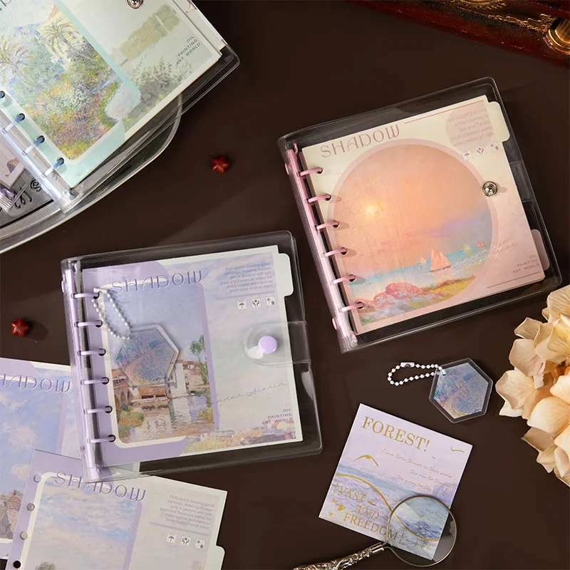 Mr. Paper 4 Design 160pages / Book Notebook Scenery Masterpiece Series INS Literature Style Pocketbook for Whiting Journal