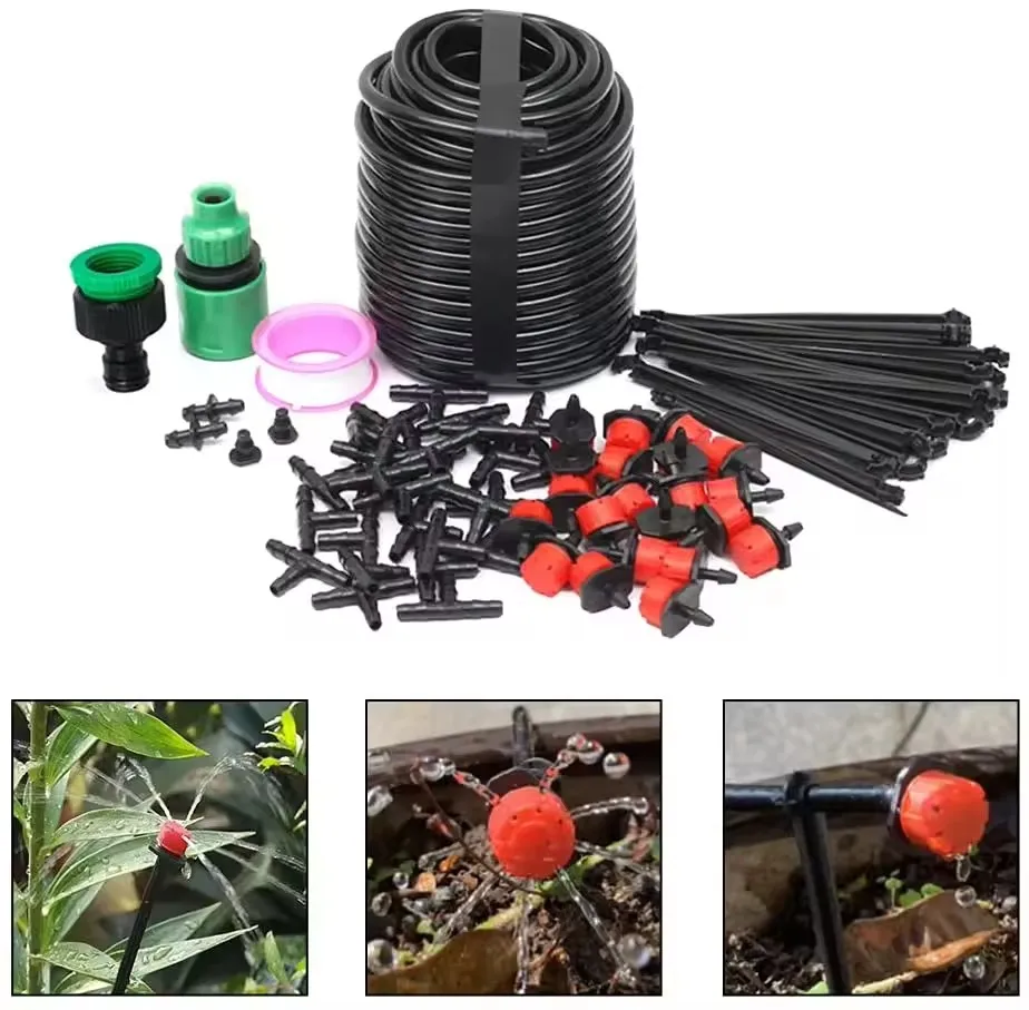 Factory Direct Supplied Garden Complete Tubing Kits Agriculture Agricultural Indoor Watering Drip Irrigation System for Farms