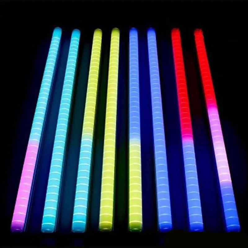 Наружная цифровая RGB Dmx Светодиодная трубка IP65 для украшения фасада