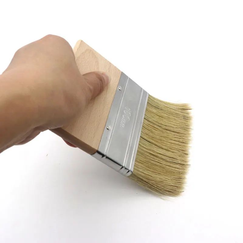 Factory custom acrylic paint professional artist oil paint brush types bristle hair chalk artist brush