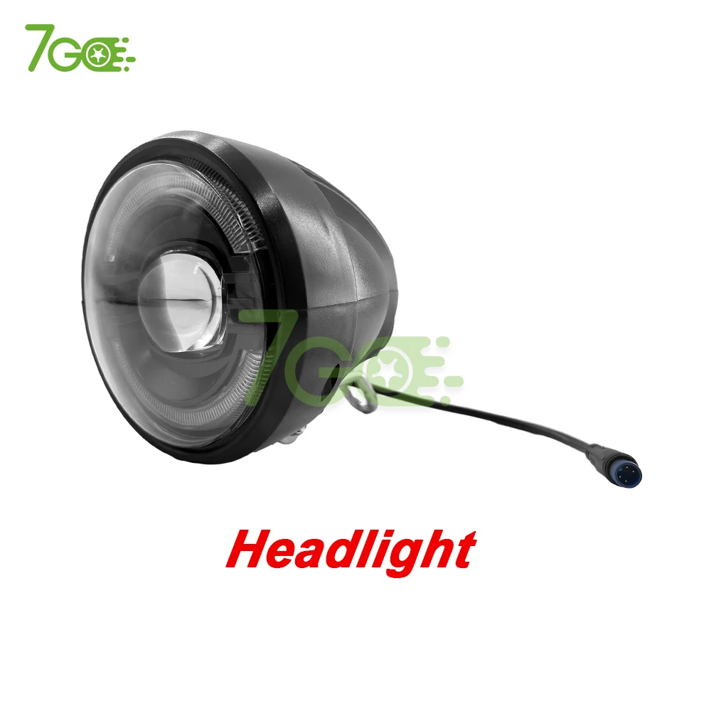 Electric Bike Safety Accessories Parts Bicicleta Accesorios Bicycle Headlight Front Lights Led Mtb Cycling Helmet Lamp