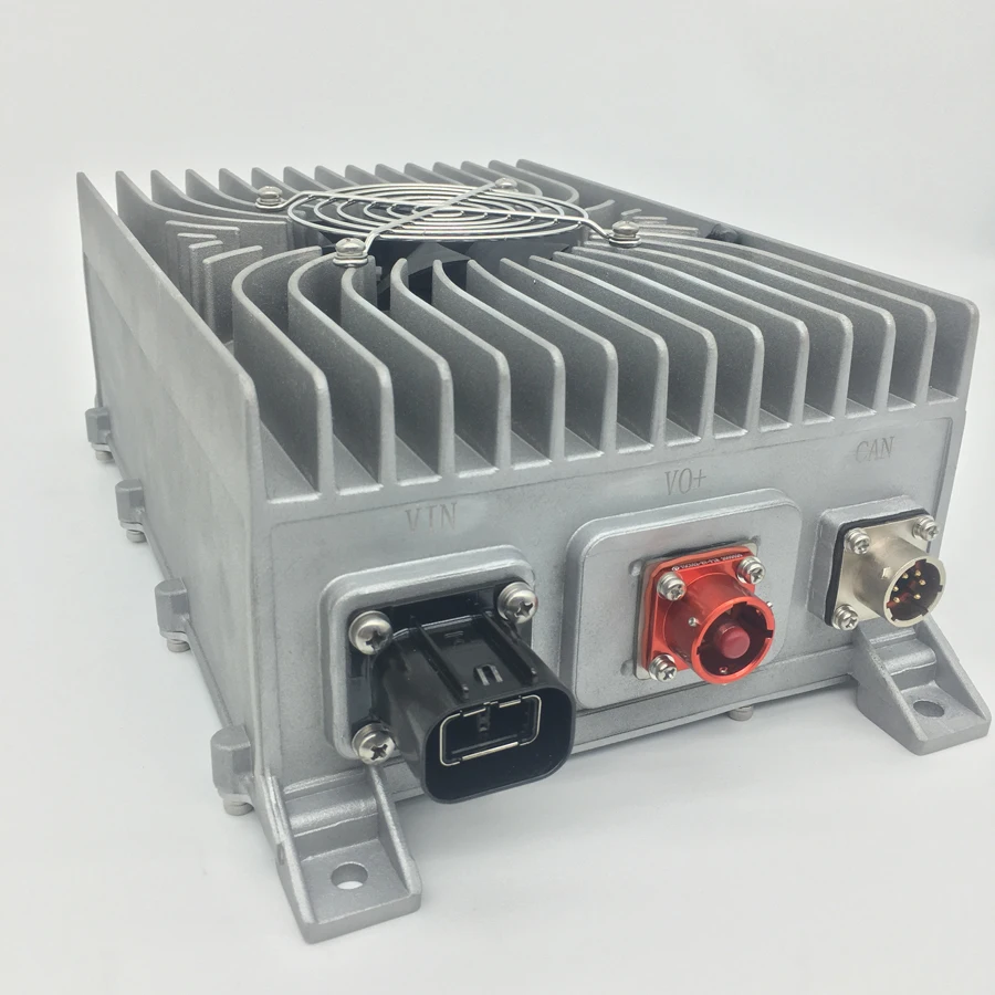 3000W 560Vdc to 28Vdc Water cooled DC DC converter for EV