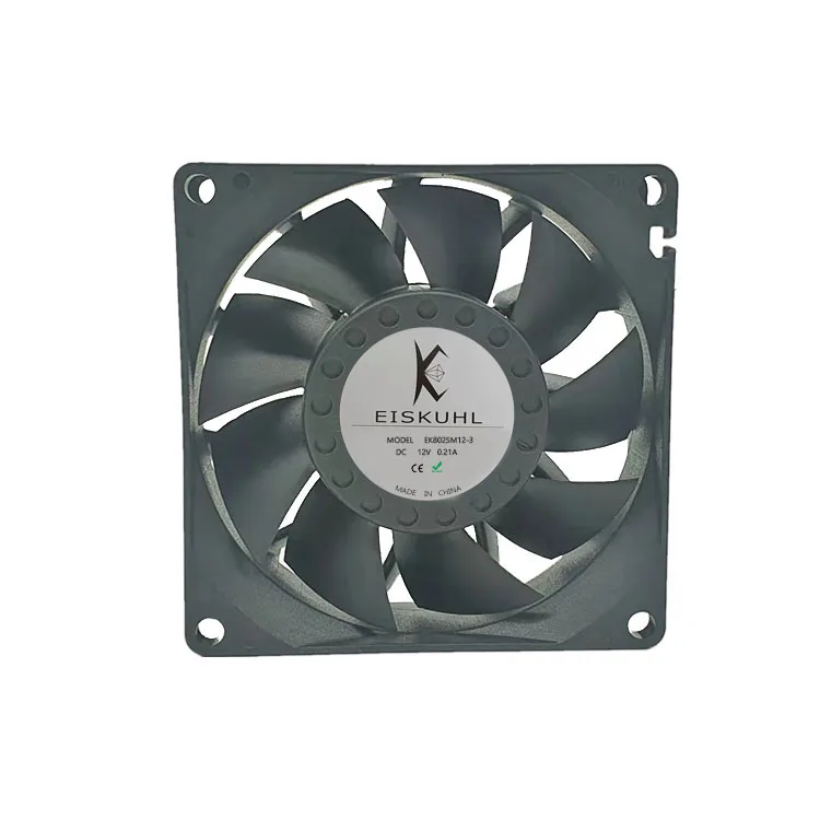 8025 DC 12V High Rpm Cfm Sleeve Double Ball Heatsink With Cooling Fan CPU Fan 2011 Computer Fan