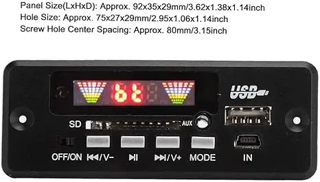 MP3 WMA Decoder Board TZT Wireless 5V 12V Novel Design Good Price Recordable Sound Module