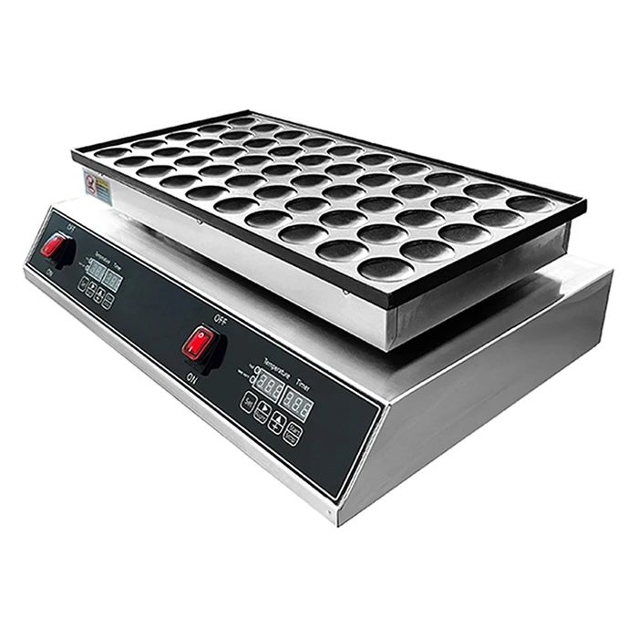 Electric Waffle Maker With Non-Stick Surface Adjustable Temperature For Quick Cooking And Easy Cleaning Features