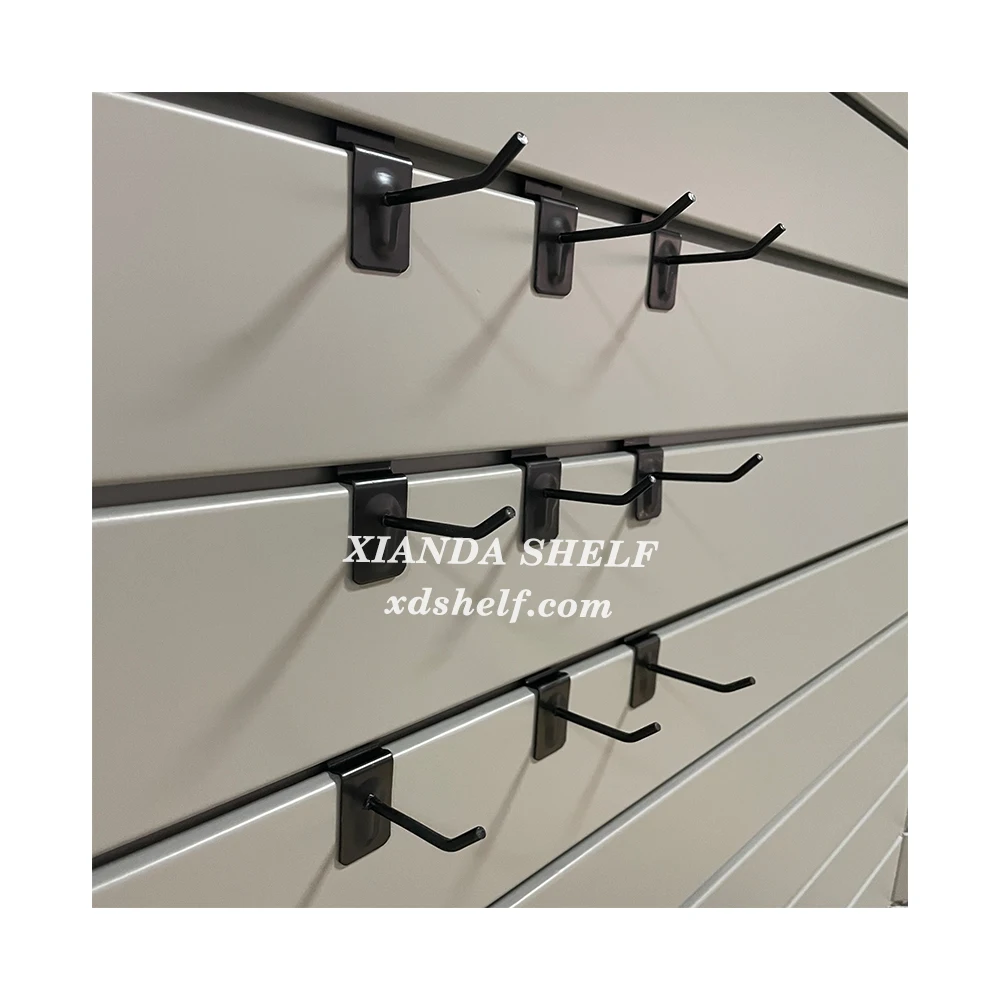 Hot Sell Chrome Plating Double Wire Slatwall Display Hook