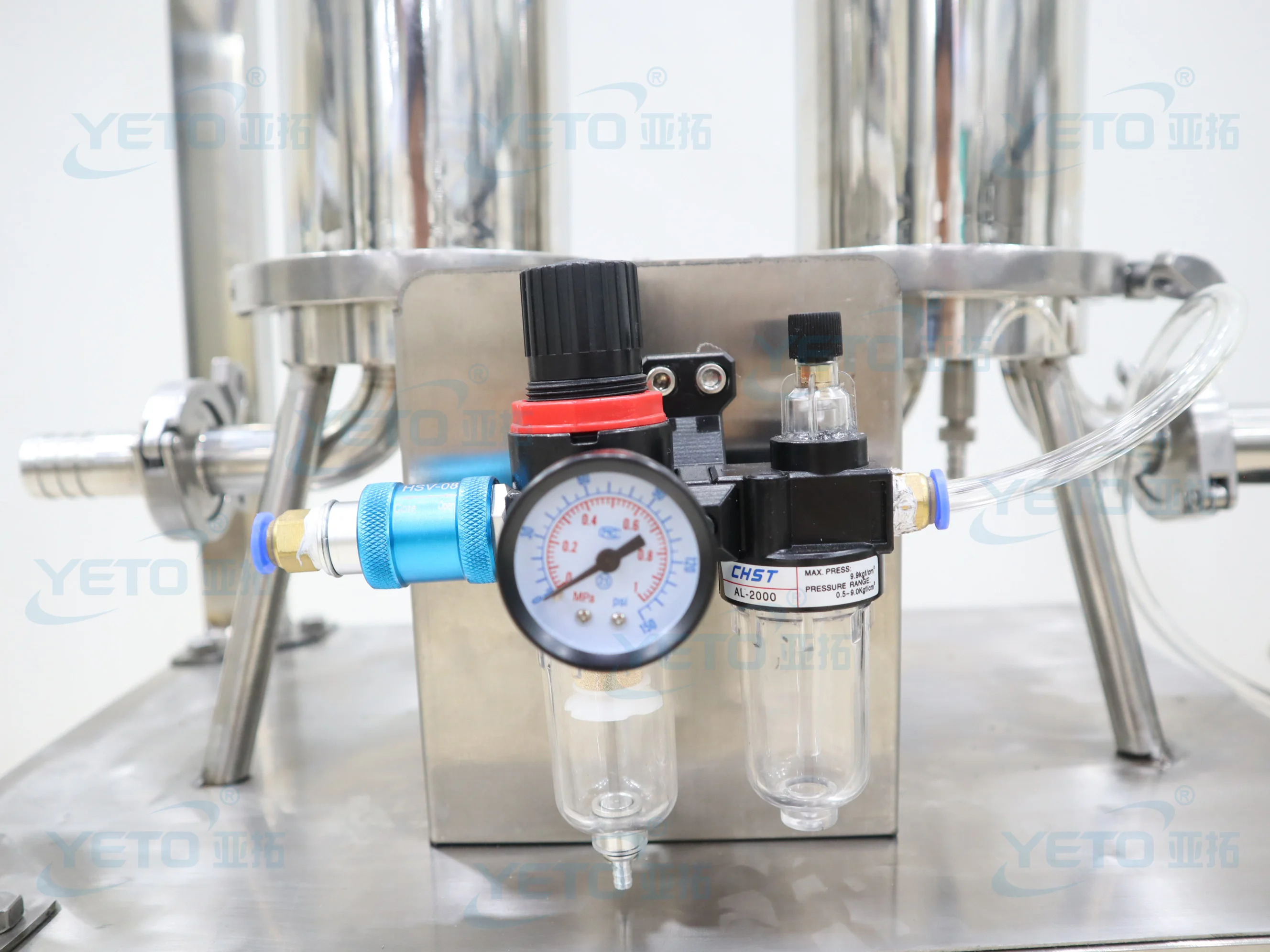 Press Hot Sale Coconut Oil 304 Industrial Equipment Compressor Air Mulit-layer Water Filter For Perfume