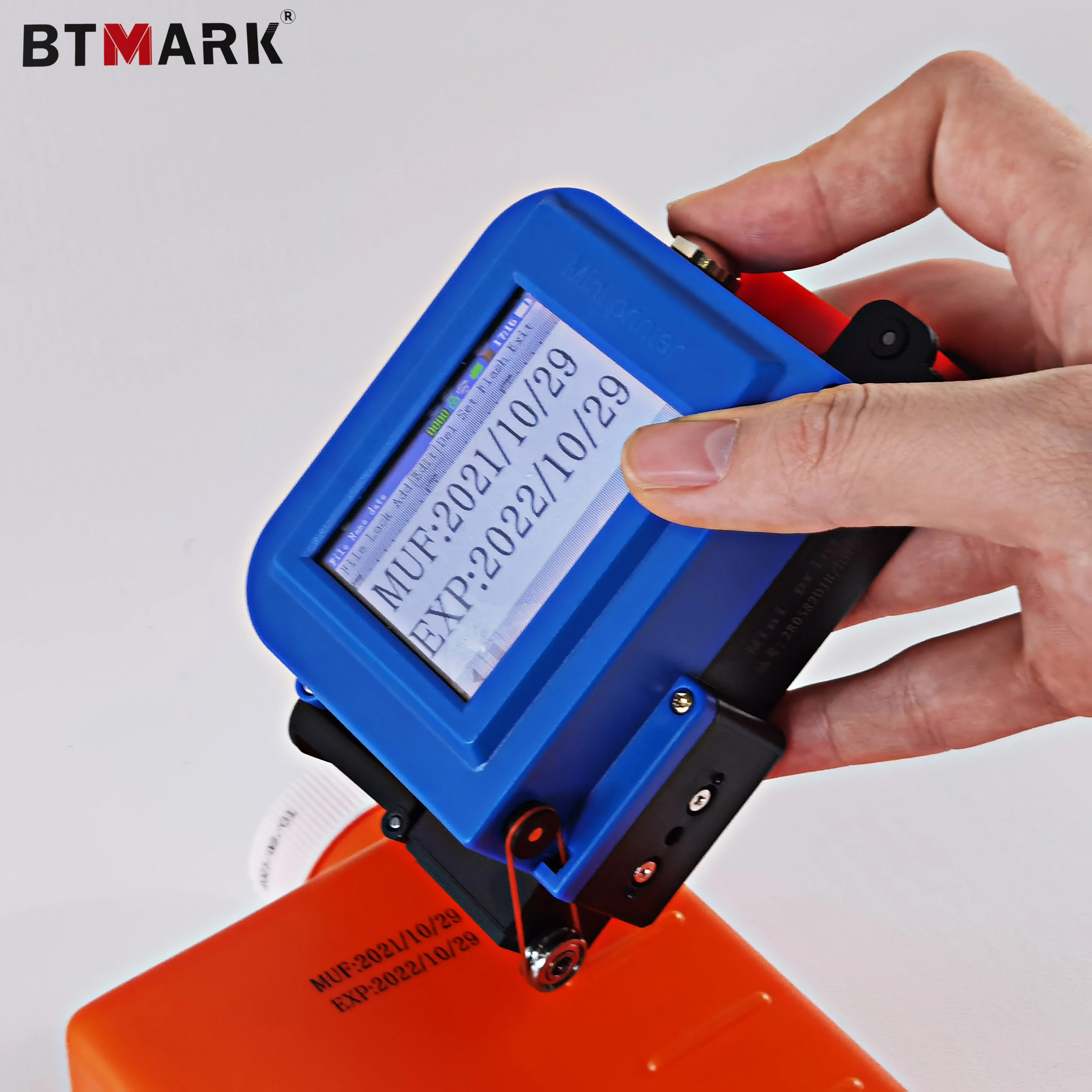 Мини-принтер ручной струйный принтер Ручка Портативный для печати логотипа коробки кода