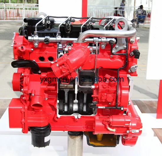 Грузовики средней мощности 6 цилиндров ISDE4.5 морской дизельный двигатель 300