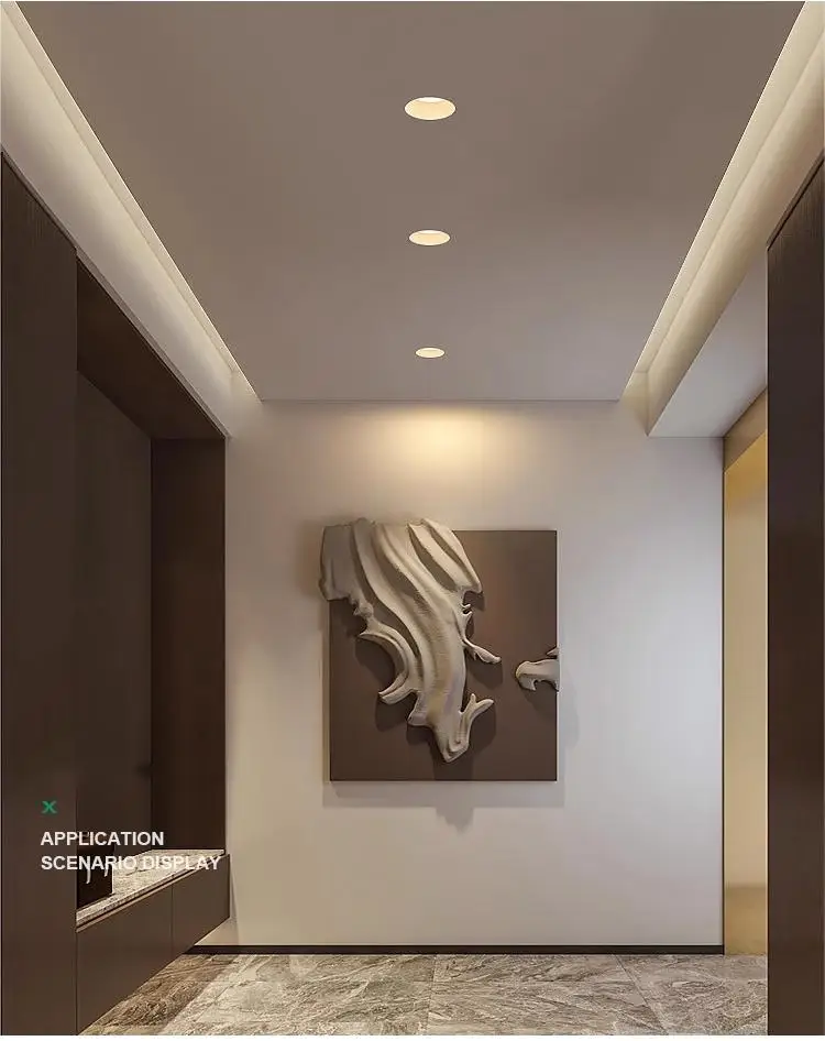 latest version full spectrum downlight eye protection led embedded ultra thin anti glare all aluminum no main lamp