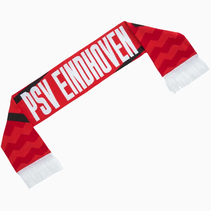 Factory Low MOQ Custom Scarf 100% Polyester Scarf Print Football Team Event Fan Scarf