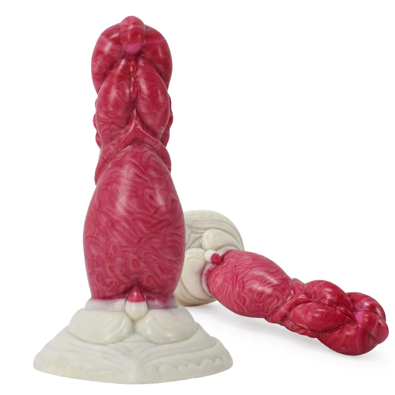 2022 Newest model unique design adult toys rubber cocks big dildo strange huge glans for women masturbators