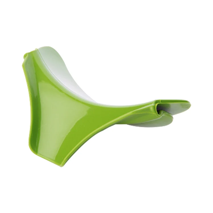 
Spill-Proof Kitchen Funnel Household General Use Colorful Easy To Use Pot Mouth Funnel Silicone Round Deflector For Liquid 