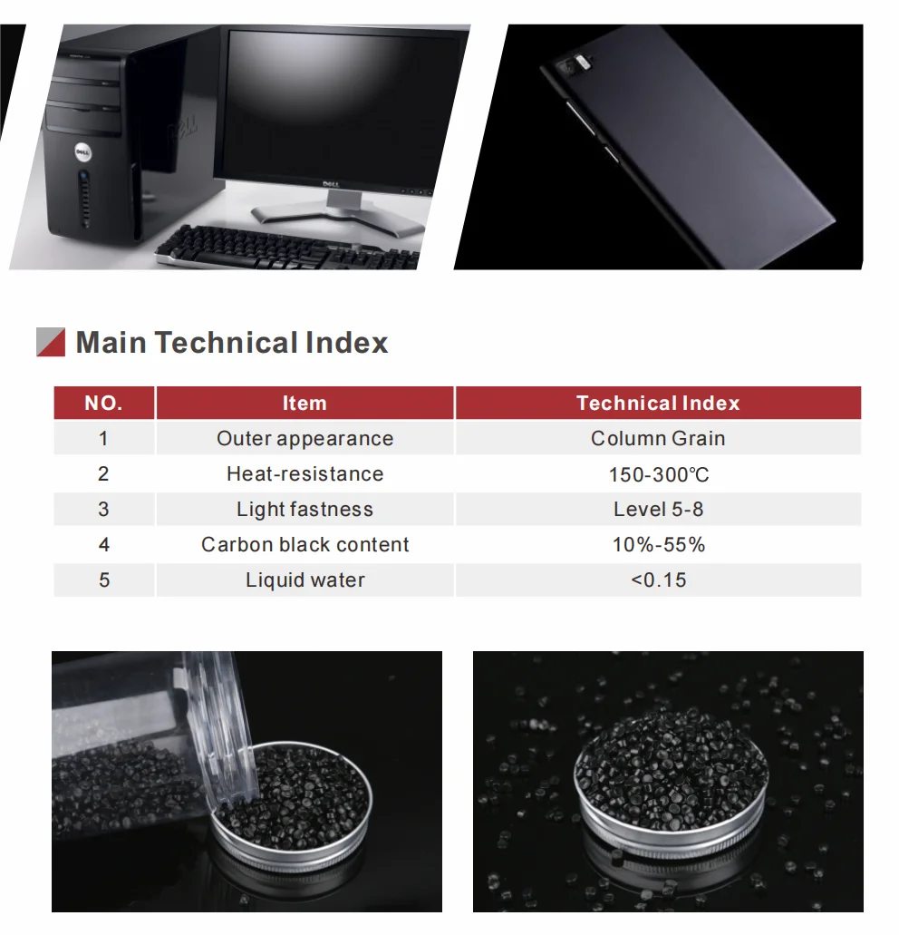 efficient masterabatch Plastic pellets 2023 black ldpe masterbatch with factory price pe bag