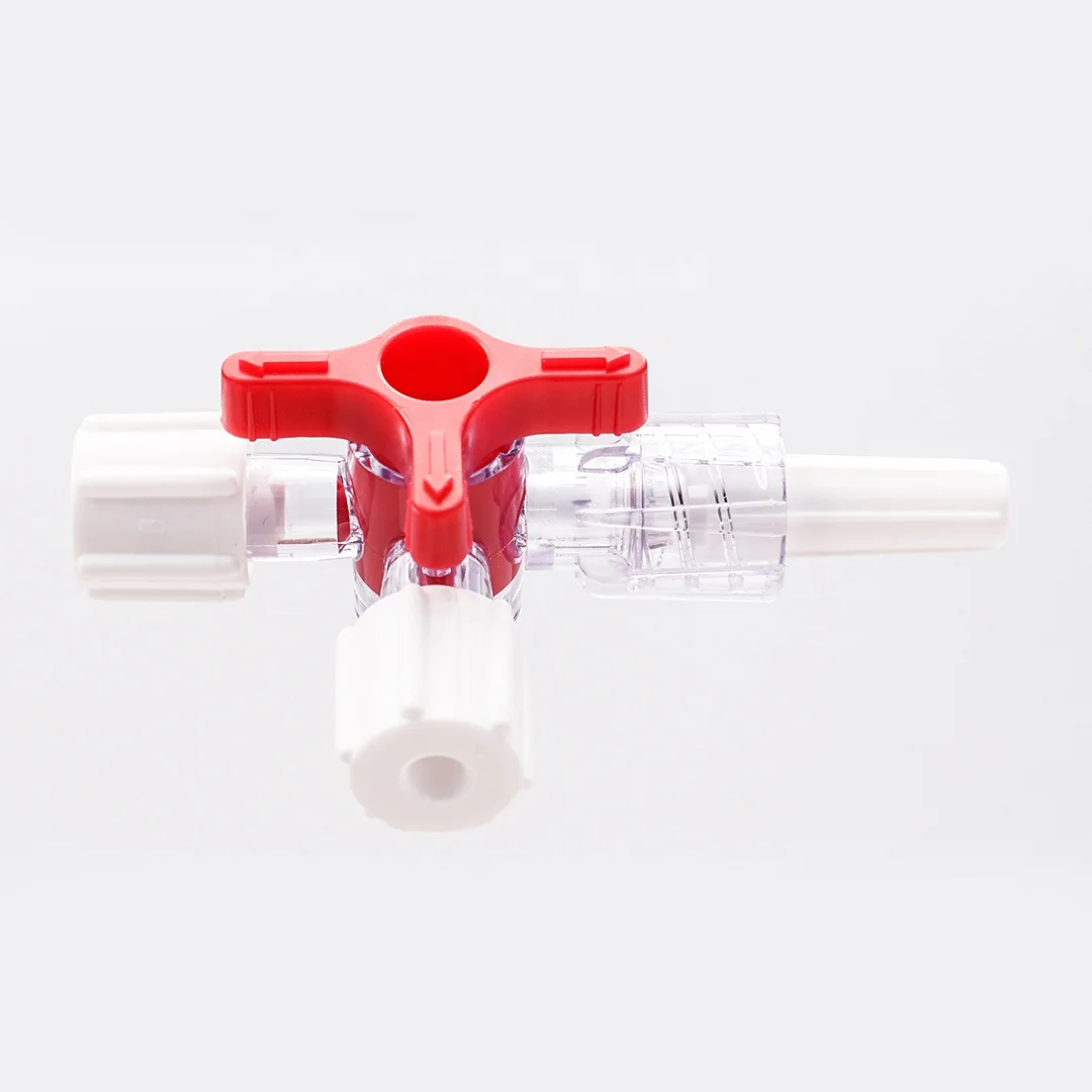 Disposable Single Use Three-Way Stopcock stopcock for singe use big size and small size with Luer Lock