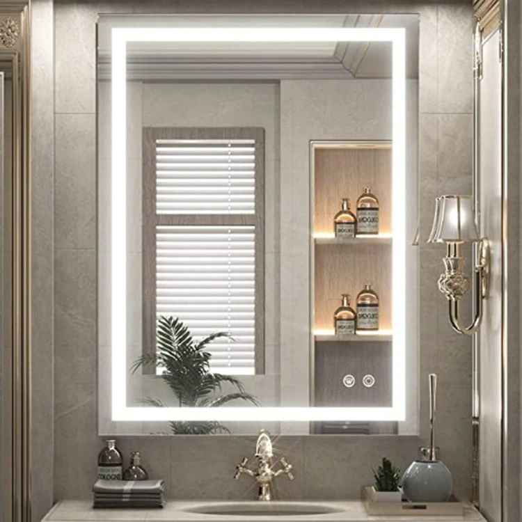 ETL Listed Bathroom Vanity MCustomized Wall Mounted Bath Mirror with Speaker Make Up Led Lighted Magic Smart Bathroom LED Mirror