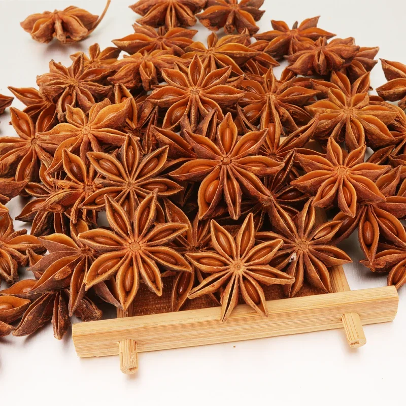 GXWW Wholesale Star High Quality Dried Spice Dried Star Anise Grade Brown Raw Single Herbs and Spices Dried Star Anise