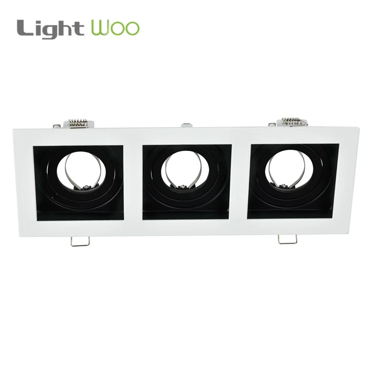 Zhongshan factory GU10 MR16 Fixtures Halogen LED Spot light Trims Aluminum Spotlight Housing Frame