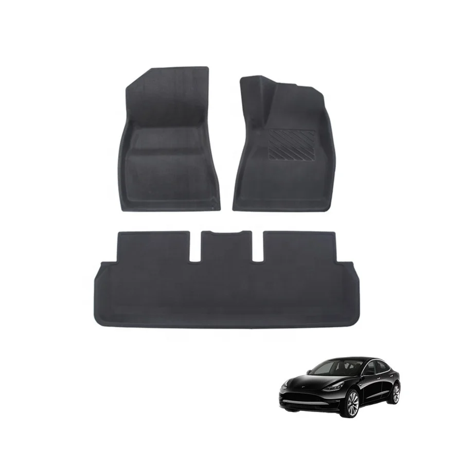 2023 tesla floor mats model 3 XPE Material all weather car mat 3D MAXPIDER