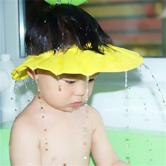 Baby Bath Head Cap Visor For Washing Hair Infant Shampoo Shower Protection