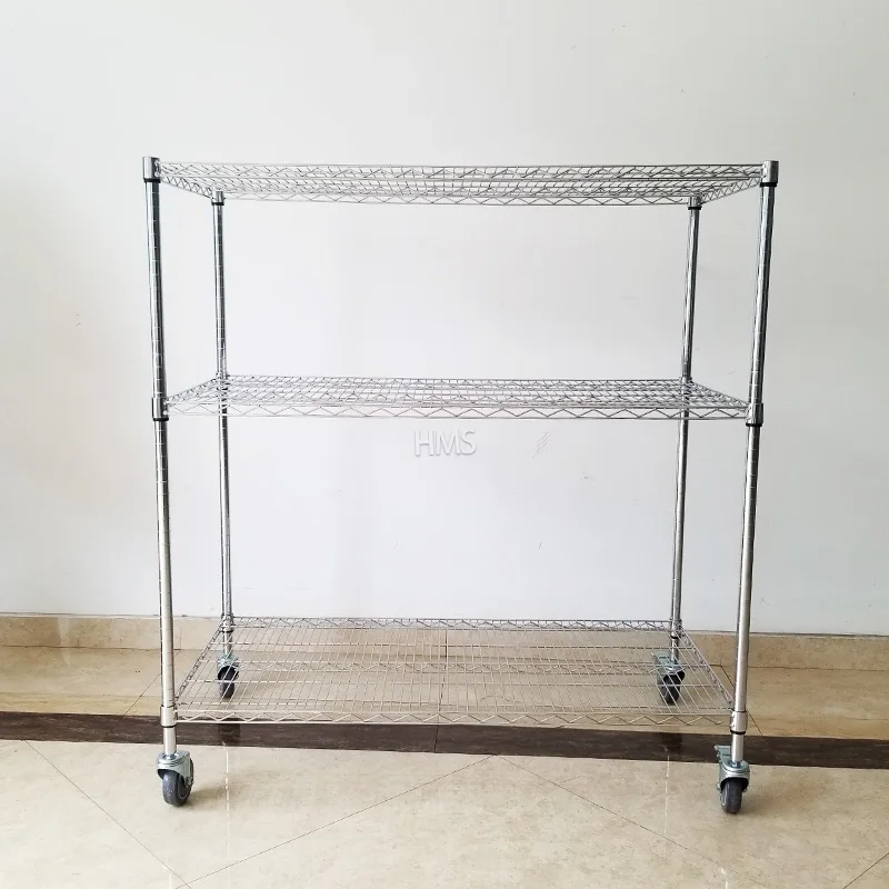 Customized Mesh Rack Stainless Steel Wire Shelving