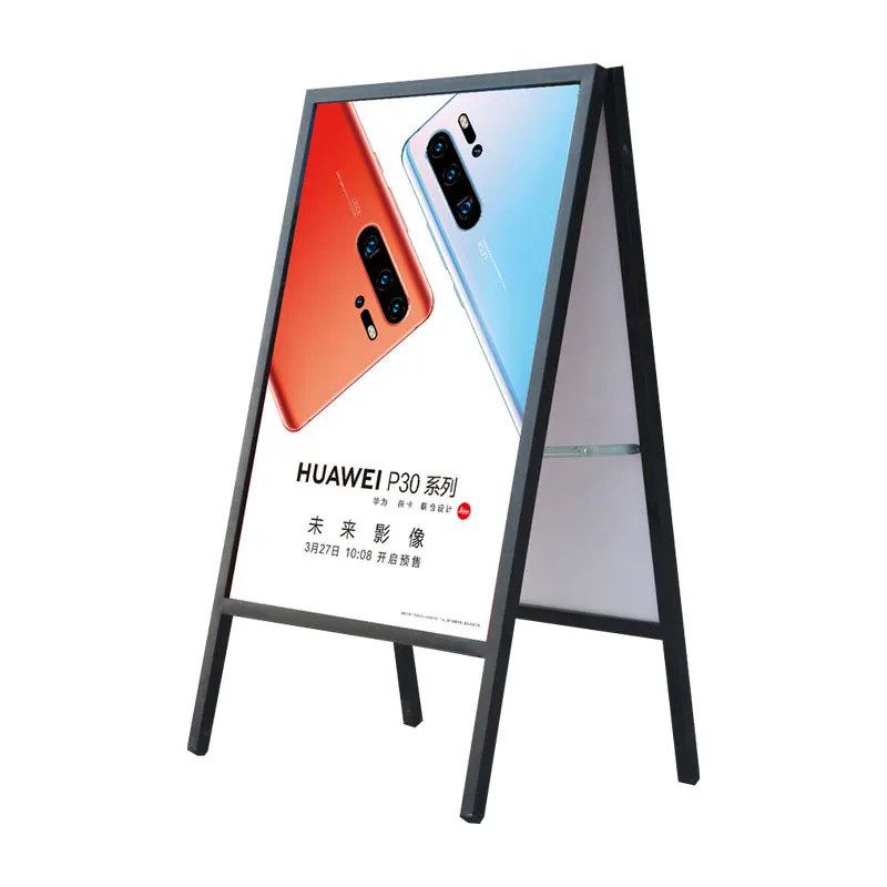 Advertising Support Board Sign Poster display stand racks Adjustable Metal Banner price tag table top holder photo frame