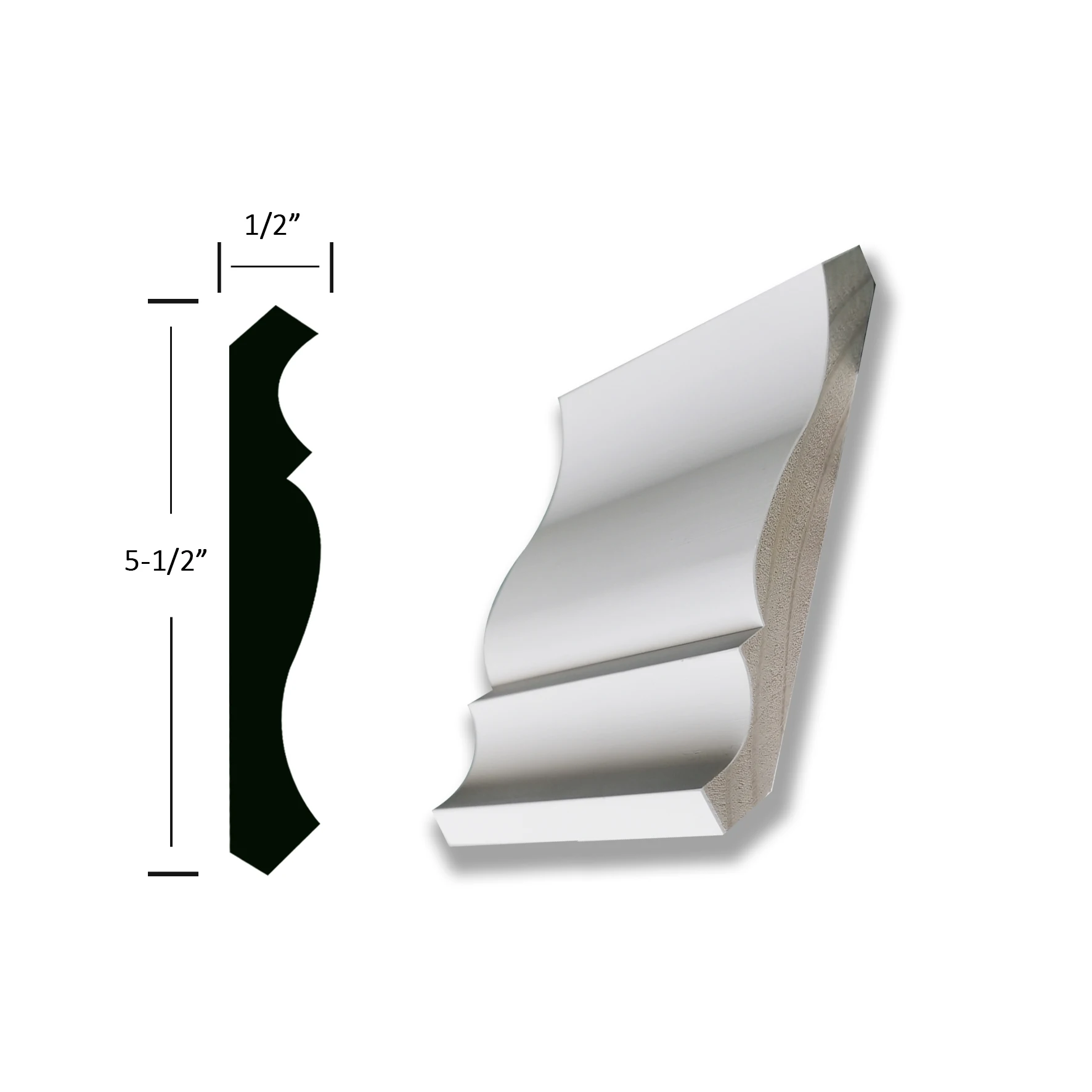 Wood With White Finger Joint Moldings Decorative Finger Joint Wood Window Frame Baseboard Molding