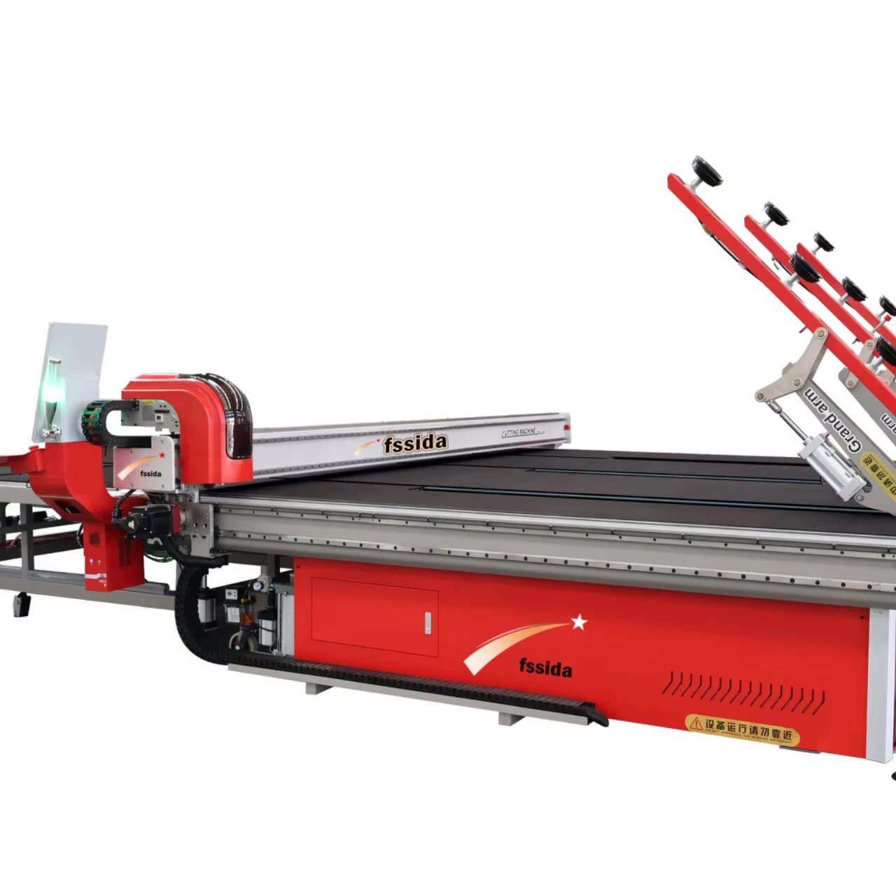 New Automatic Tilt Table Cutting Construction Easy-to-Operate Air-Floating Glass Breaking Fitting PLC Motor Manufacturing Plants