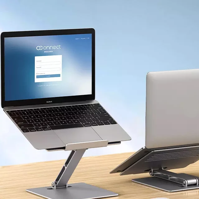 Oulaike P10 Mobile Phone Accessories Portable Holder Laptop Stand Aluminum Foldable Laptop Phone Holder