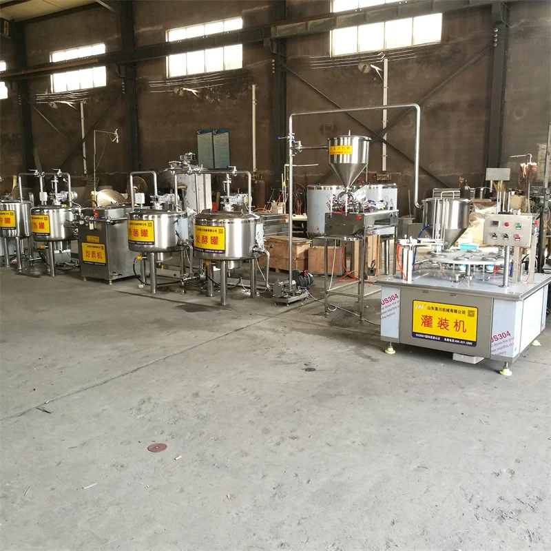 Easy to use Lustrous surface SUS304 stainless steel Dairy Oat Milk Processing Line