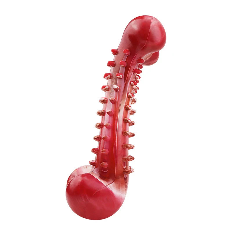 Top Seller Ultra Durable Pet Tooth Cleaning Interactive Bone Toys Rubber Dog Chew Toy For Aggressive Chewers