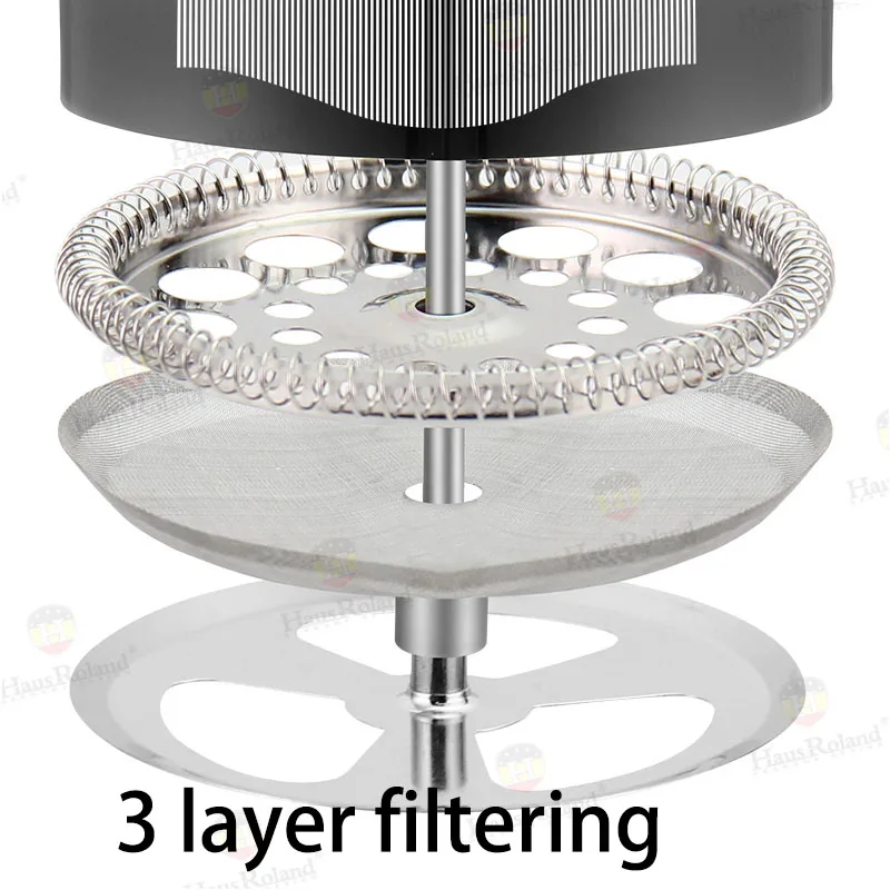 Запчасти для фильтров кастрюль HausRoland нержавеющая сталь французский пресс