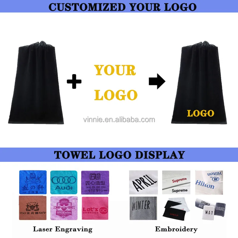 Vinnie customized Microfiber Barber Towel Fast Drying Hair Towels Super Soft Towels for Gym Salon Bath Spa Hair Care
