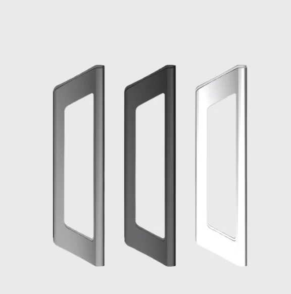 Modern Design doorgrip aluminum door handle with Glass for Terrasoverkapping glass door handle