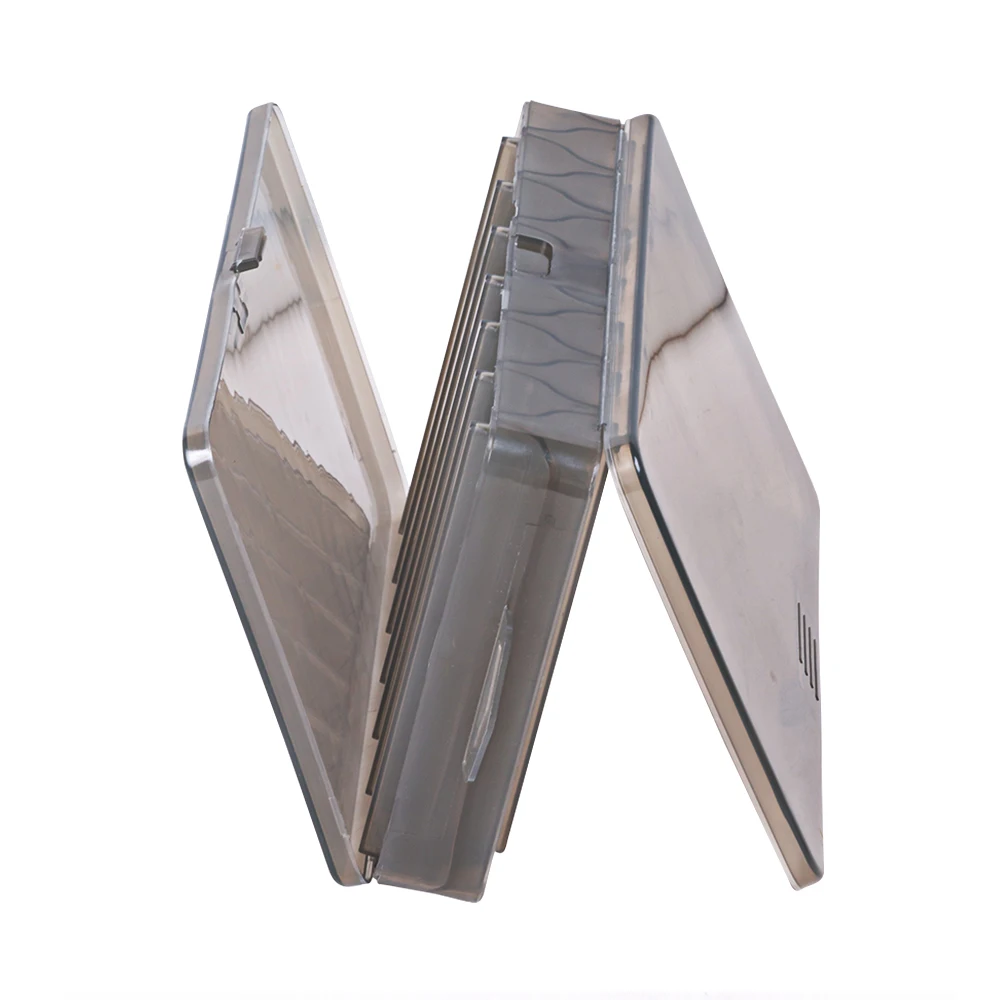 Fishing gear box double-sided multi functional box 19.5*11*3.6cm Gray White Fishing Tackle Box Lures for Outdoor Sports Storage