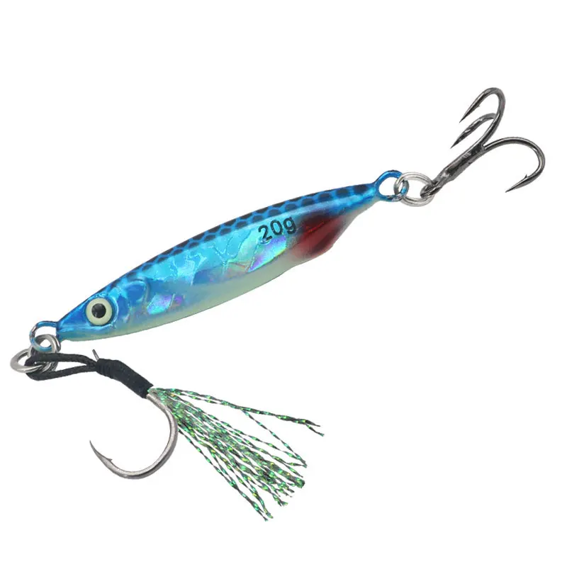 OEM New Super Deep Jig Lure 7g-250g Luminous 60g Jig Lure Pesas De Pescar for Bream and Zander Slow Sinking Fishing Jigging