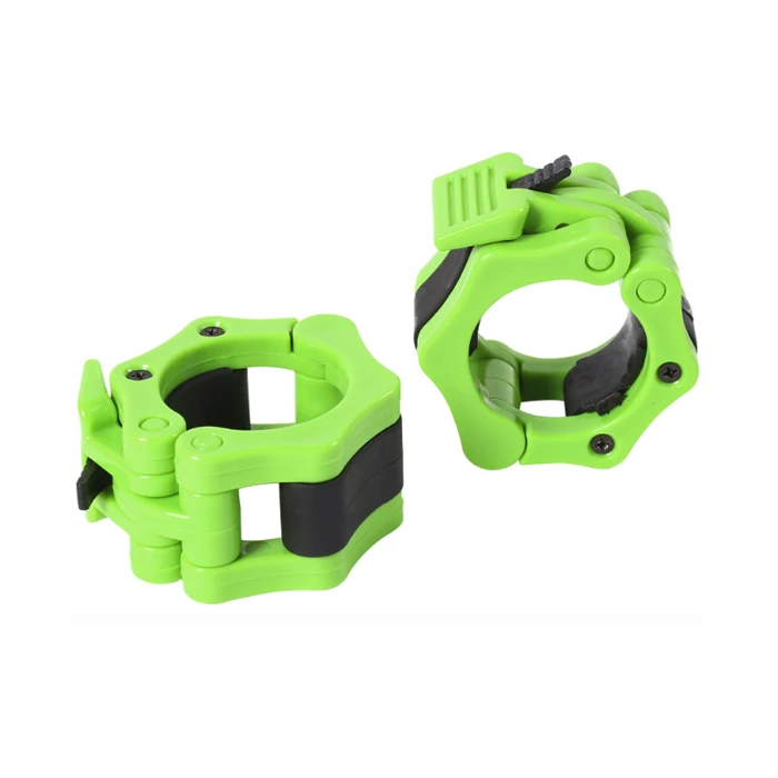 Weightlifting Fitness Training 2 inch Quick Release Pro Barbell Clamps Collars Clips