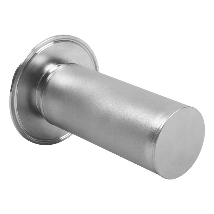 TOPEP Customized Washable SS316L Powder Sintered Filter 106*180 Dia60 Industrial Filter with Quick Install Interface