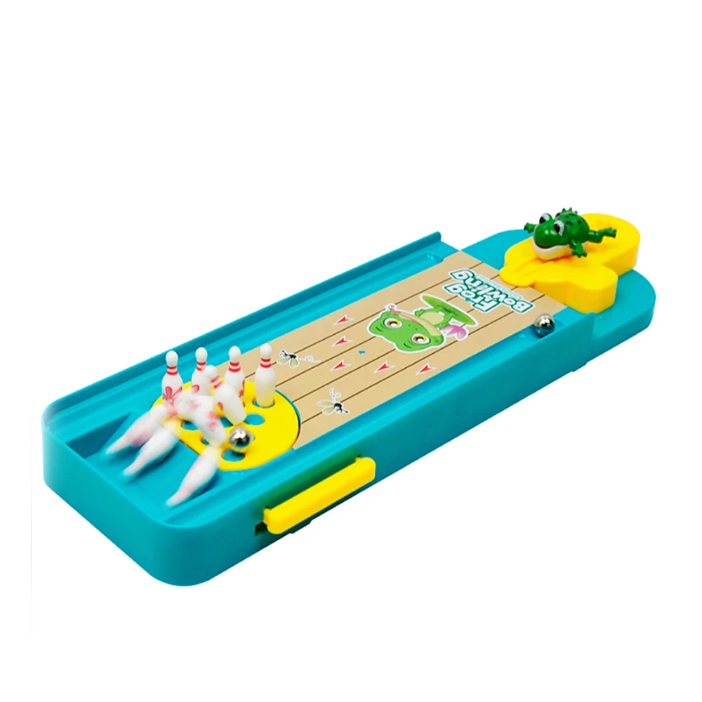 Новогодний подарок, шарик для боулинга MiniFrog, игрушки, детская настольная интерактивная игра для родителей и детей, новейшая обучающая игрушка, пусковая площадка (62168152996)