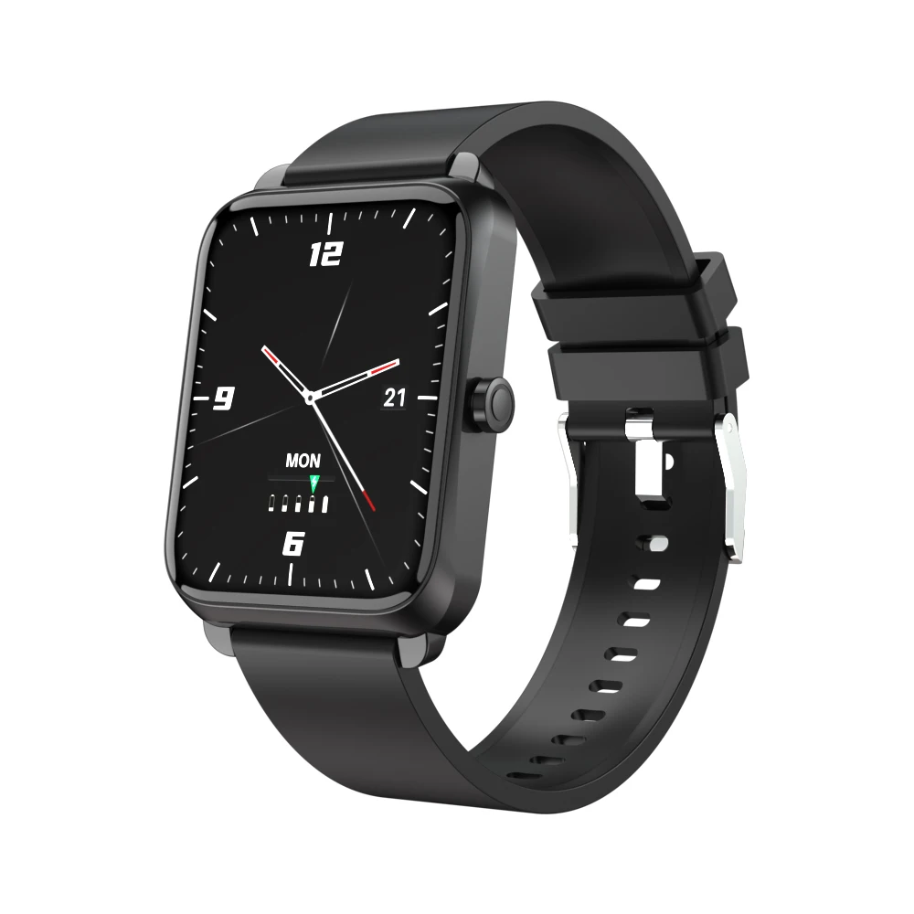 
 New Design Ultra-narrow bezel FY16 1.69inch Full Touch Screen Dual BT one-key Connection Calling Android io Smart Watches  
