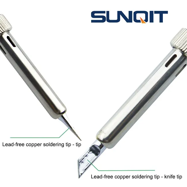 Soldering station electric soldering iron  mini aluminum alloy portable iron tool long life solder tip