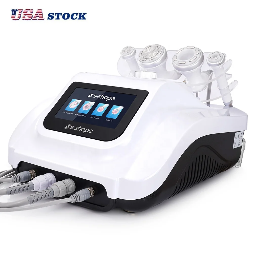 US HOT S Shape Machine 30k RF Electroporation Face and Body Weight Loss ALL IN ONE Machine