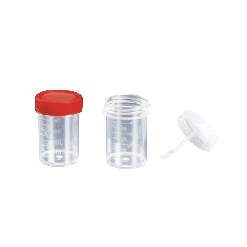 Medical Plastic Disposable 40ml Urine/ Stool Specimen Container for Sampling Test With Screw Cap