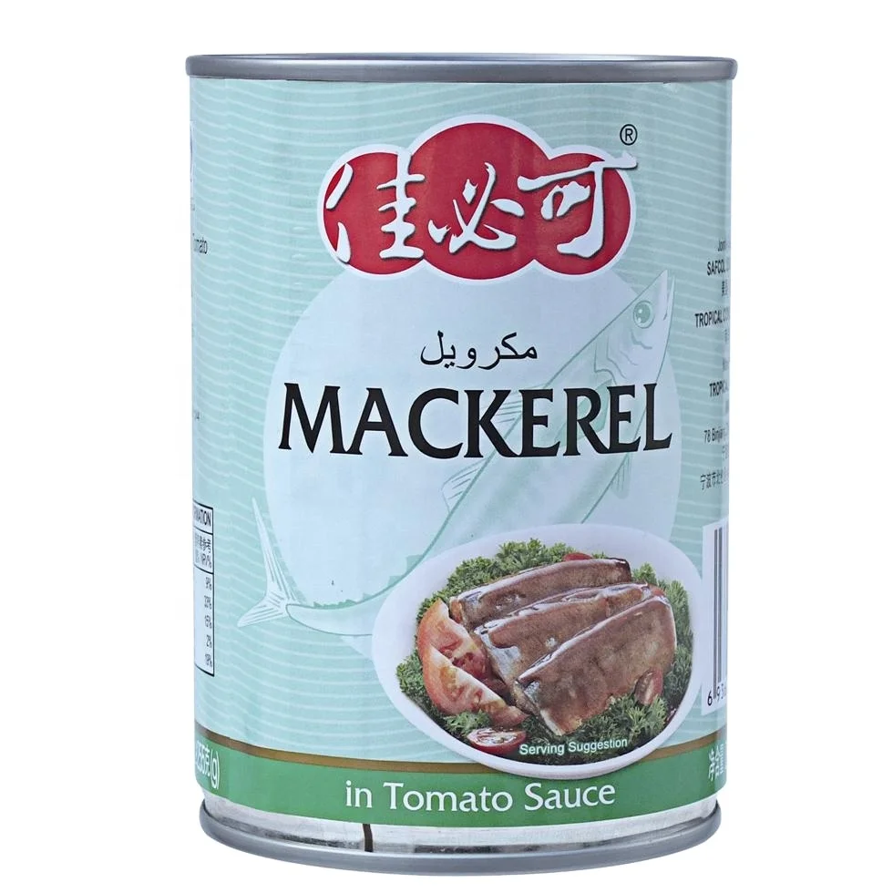 
Hot Sale Jack Mackerel Canned In Tomato Sauce Brine 