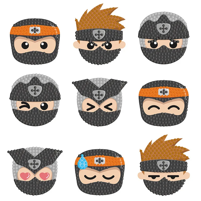 2023 new style DIY diamond art crafts 5D crystal Cartoon diamond painting kits Kids diamond painting stickers