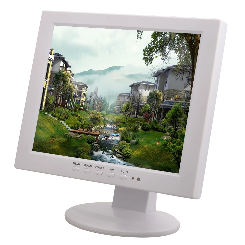 Белый цвет 10,4 дюймов TFT LCD монитор с видеографической матрицей площади экрана 10 дюймов LED TV PC монитор 75 Гц