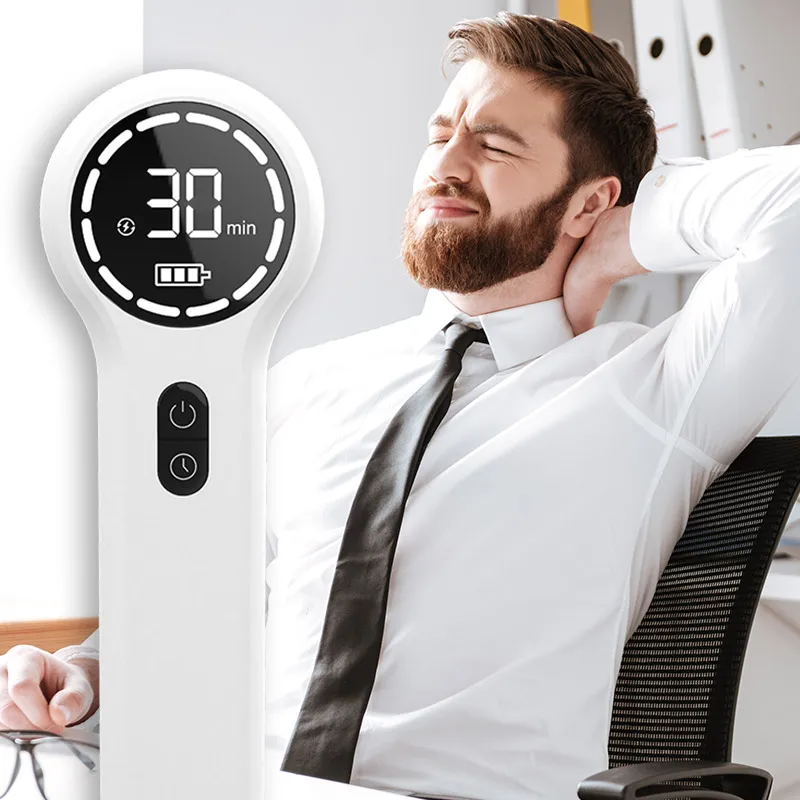 Multifunction Physical Portable With Lcd Screen Swollen Cold Laser Therapy Instrument 650Nm Skin Disease Human/Vet Device