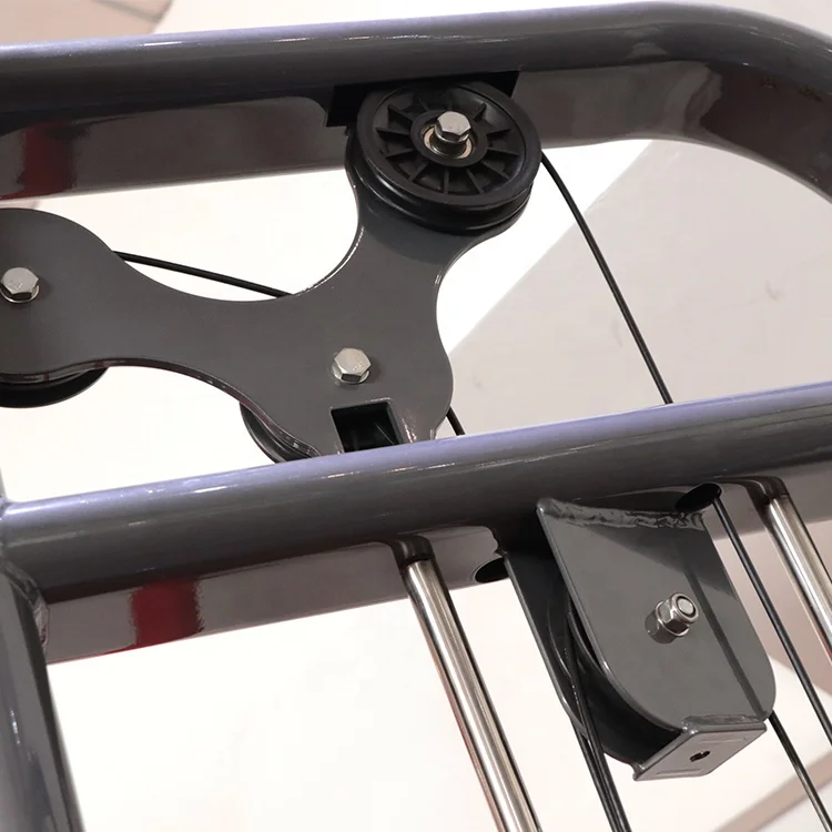 Multi station dual adjustable pulley gym cross trainer fitness machine