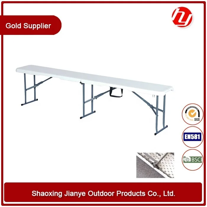 Working Folding Bench Portable Camping Retractable Plastic Wholesale Custom Outdoor Patio Bench Outdoor Furniture Dia19x1.0mm