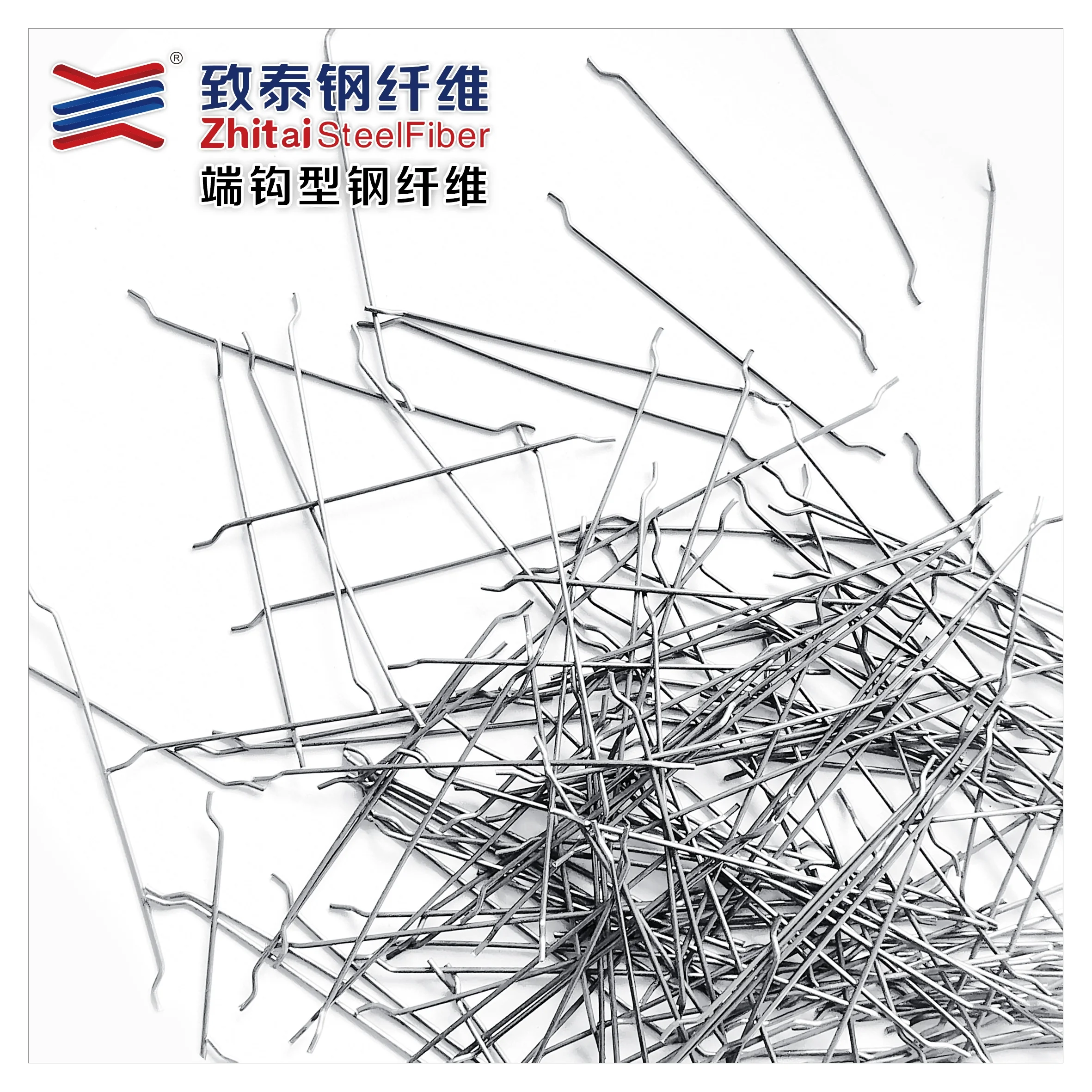 hooked end steel fiber high tensile strength construction concrete admixtures micro steel fibre